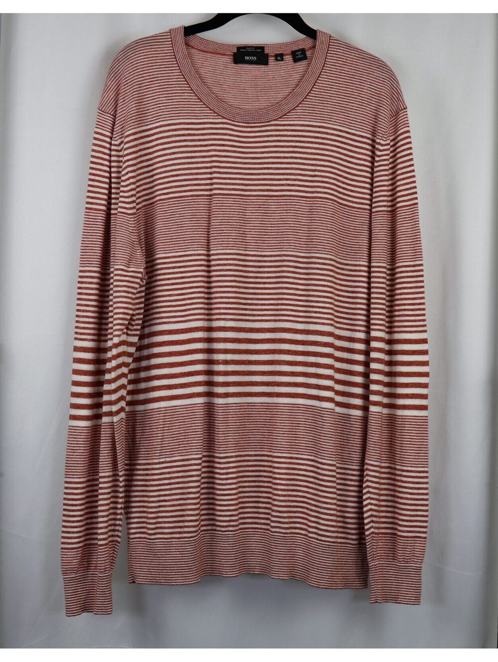 BOSS Hugo Boss Men's Striped Long-Sleeve Shirt